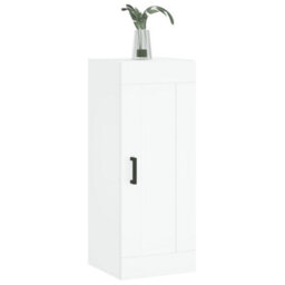 Berkfield Wall Mounted Cabinet White 34.5X34X90 Cm Engineered Wood - thumbnail 4