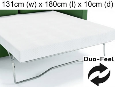 Save On Goods UK 10Cm Sofa Bed Replacement Mattress. Metal Action Sofabed Matress (131Cm (W) X 180Cm (L) X 10Cm (Thick)) - image 1