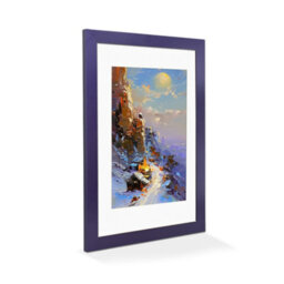 Ak Frames Purple 20X16 Frame With 16X12 Mount And Perspex Front - thumbnail 2