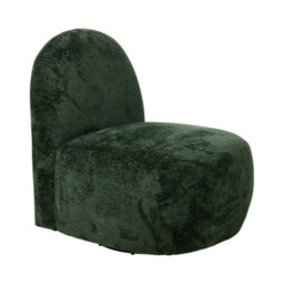Thehotsale Modern Green Chenille Upholstered Lounge Chair - thumbnail 3