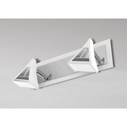 Luminosa Lighting Luminosa Filippo Linear Spot Light 2 Light Led 10W 3000K, 900Lm, Matt White/polished Chrome, 3Yrs Warranty - thumbnail 2