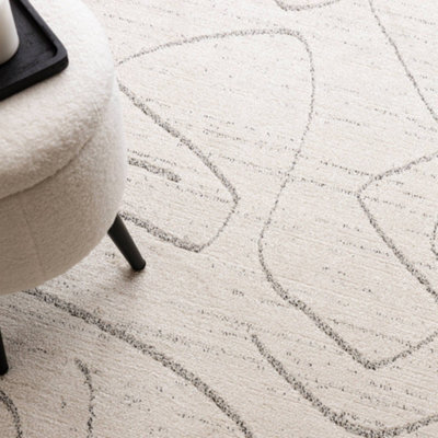 The Rug Edit Oslo Os01 Trails Grey Area Rug - 160X220Cm - image 1