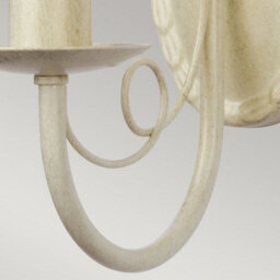 Luminosa Lighting Elstead Minster 1 Light Indoor Candle Wall Light Gold, Ivory, E14 - thumbnail 3