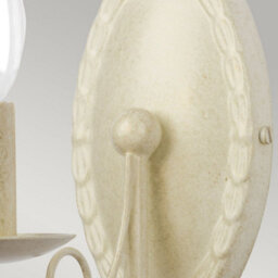 Luminosa Lighting Elstead Minster 1 Light Indoor Candle Wall Light Gold, Ivory, E14 - thumbnail 5