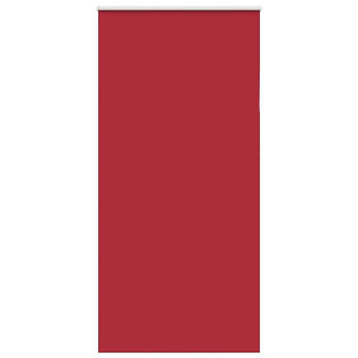 Berkfield Durable Roller Blind Blackout Red 100X230 Cm Fabric Width 95.7 Cm Polyester - image 1