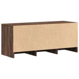 Berkfield Tv Cabinet With Led Brown Oak 97X34X40 Cm Engineered Wood - thumbnail 8