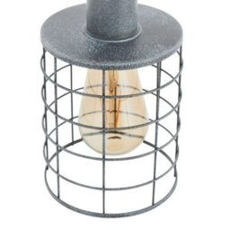 Pagazzi Lighting Pagazzi Keaton 3 Light Pendant Concrete Effect Ceiling Light - thumbnail 3