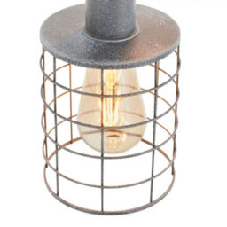 Pagazzi Lighting Pagazzi Keaton 3 Light Pendant Concrete Effect Ceiling Light - thumbnail 4