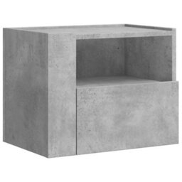 Berkfield Wall-Mounted Bedside Cabinets 2 Pcs Concrete Grey 45X30X35 Cm - thumbnail 5
