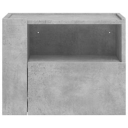Berkfield Wall-Mounted Bedside Cabinets 2 Pcs Concrete Grey 45X30X35 Cm - thumbnail 4