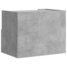 Berkfield Wall-Mounted Bedside Cabinets 2 Pcs Concrete Grey 45X30X35 Cm - thumbnail 7