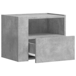 Berkfield Wall-Mounted Bedside Cabinets 2 Pcs Concrete Grey 45X30X35 Cm - thumbnail 8
