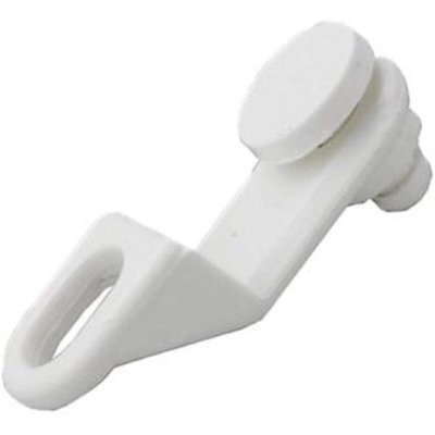 Swish Curtain Track Gliders (Pack Of 10) White (31mm X 10mm)