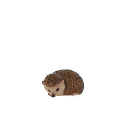 Terrastyle Brown Resin Hedgehog Garden Ornament (H)9.3Cm (W)11.7Cm