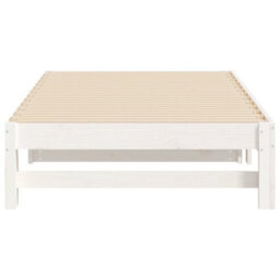 Berkfield Pull-Out Day Bed White 2X(75X190) Cm Solid Wood Pine - thumbnail 9