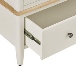 Statement Furniture Pembroke Double Wardrobe With Oak Top - Pebble - thumbnail 5