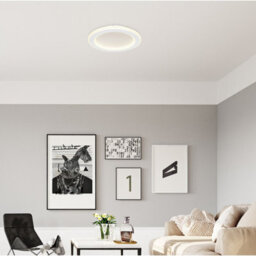 Luminosa Lighting Luminosa Tini Integrated Led Semi Flush Ceiling Light White Led 4000K - thumbnail 4