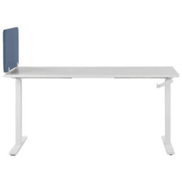 Beliani Desk Screen Wally Blue - thumbnail 4