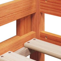 Berkfield Bunk Bed Without Mattress Wax Brown 80X200 Cm Solid Wood Pine - thumbnail 9