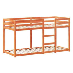 Berkfield Bunk Bed Without Mattress Wax Brown 80X200 Cm Solid Wood Pine - thumbnail 7