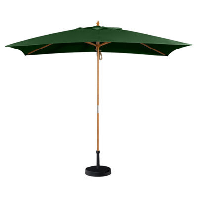 Kratos 3M X 2M Wooden Parasol In Green - image 1