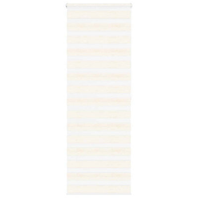 Berkfield Zebra Blind Marble Beige 75X200 Cm Fabric Width 70.9 Cm Polyester - image 1
