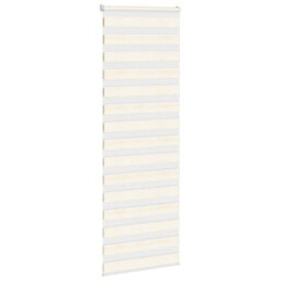 Berkfield Zebra Blind Marble Beige 75X200 Cm Fabric Width 70.9 Cm Polyester - thumbnail 3