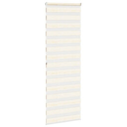 Berkfield Zebra Blind Marble Beige 75X200 Cm Fabric Width 70.9 Cm Polyester - thumbnail 4