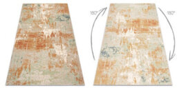RugsX Wool Carpet Abby 486.13.la112 Osta Vintage, Modern Green Terracotta 80X160 Cm - thumbnail 2