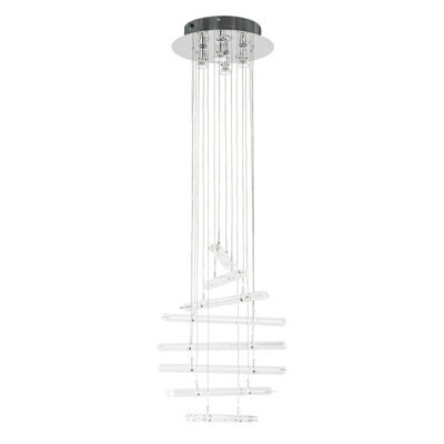 Luminosa Lighting Luminosa Spyro Modern 20 Light Pendant Ceiling Light, Gu10 + G4 - image 1