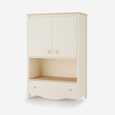 Arte Mia Sand Beige And Oak Vincenza Sideboard Cabinet 850 X 410 X 1310mm - image 1