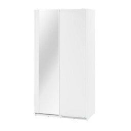 Arte Stylish Maxi Mx-01 Wardrobe With Mirrored Sliding Doors - W1200mm H2350mm D710mm - thumbnail 1