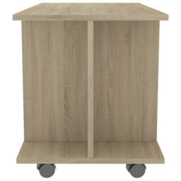 Berkfield Sturdy Tv Cabinet With Castors Sonoma Oak 80X40X40 Cm Engineered Wood - thumbnail 5