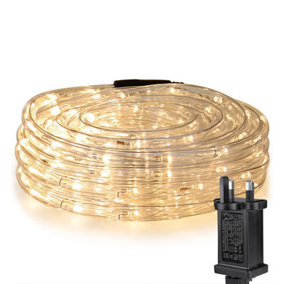Lepro 10M 240 Led Outdoor Rope Lights, Warm White, Outdoor String Lights Plug In, Suit For Garden, Pathway, Patio, Backyard - image 1
