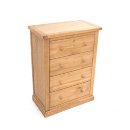 Cabinet Bits Lucca 4 Drawer Chest Of Drawers Wood Knob - thumbnail 3