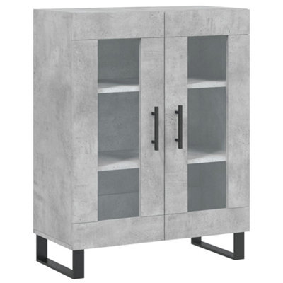 Berkfield Classic Sideboard Concrete Grey 69.5X34X90 Cm Engineered Wood - image 1