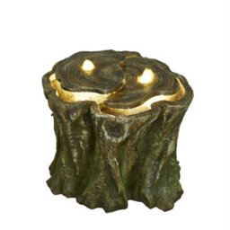 Outdoor Living UK Aqua Creations Hudson Tree Trunk Mains Plugin Powered Water Feature - thumbnail 1
