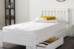 Furniturebox Uk Windsor Soft Single Coil Sprung Mattress - Medium Firm - 5 Year Warranty (Mattress Only)