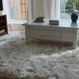 Asiatic Plush White Luxury Shaggy Polyester Rug-140Cm X 200Cm - thumbnail 6