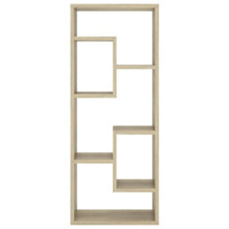 Berkfield Wall Shelf Sonoma Oak 36X16X90 Cm Engineered Wood - thumbnail 4