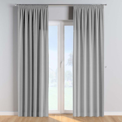 Imperial Rooms Blackout Curtain-Thermal Ready Made Pencil Pleat Curtain (2 Panel) For Bed Room Curtain Light Grey(W)1.68Mx(L)1.83M - image 1
