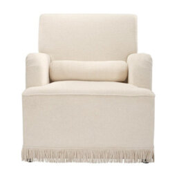 Where Saints Go Ltd Armchair Jojo Cream Fabric Pillow Back Tassel Fringe Trim 91Cm By Where Saints Go - thumbnail 3