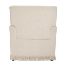 Where Saints Go Ltd Armchair Jojo Cream Fabric Pillow Back Tassel Fringe Trim 91Cm By Where Saints Go - thumbnail 5