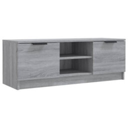 Berkfield Tv Cabinet Grey Sonoma 102X35X36.5 Cm Engineered Wood - thumbnail 2