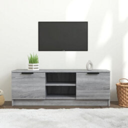 Berkfield Tv Cabinet Grey Sonoma 102X35X36.5 Cm Engineered Wood - thumbnail 1