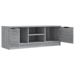 Berkfield Tv Cabinet Grey Sonoma 102X35X36.5 Cm Engineered Wood - thumbnail 4