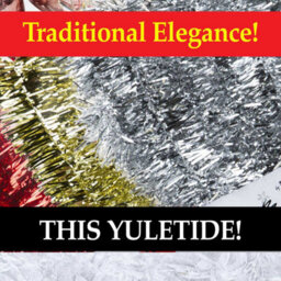 Christmas Tinsel Decorations For Christmas Tree (Red) - thumbnail 7