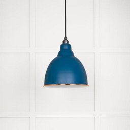 From the Anvil White Gloss Brindley Pendant In Upstream - thumbnail 3
