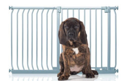 Bettacare Elite Pressure Dog Gate, 134Cm - 143Cm, Matt Grey, Pressure Fit Pet Gate For Dog And Puppy - thumbnail 1