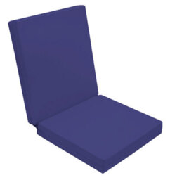 Crescent Waterproof Garden High Back Seat Pad Cushions 96 X 41 X 5Cm Purple Foldable Outdoor Chair Seat Pad - thumbnail 2